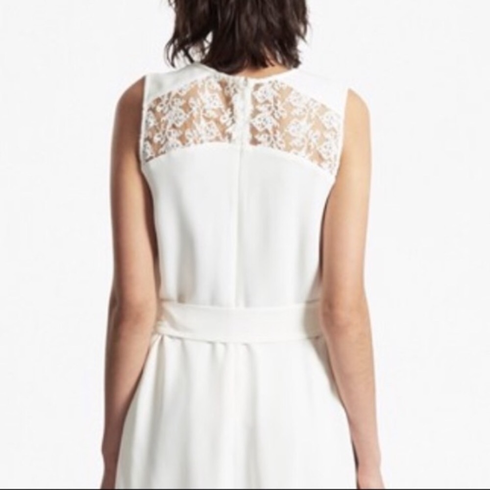 French connection white symmetrical dress - Picture 4 of 6